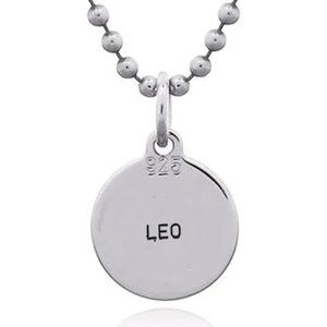 Jeanex double sided zodiac pendant - LEO